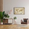 Dünya Haritası Canvas Tablo