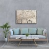 Harita Canvas Tablo