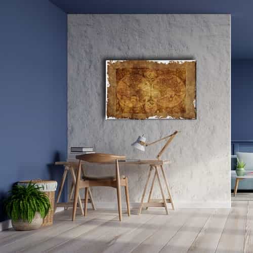 Dünya Haritası Canvas Tablo