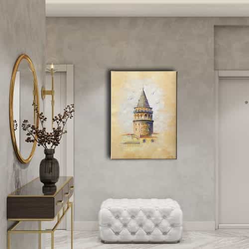 Galata Kulesi Canvas Tablo