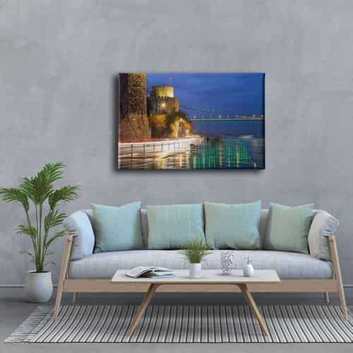 İstanbul Hisar Canvas Tablo