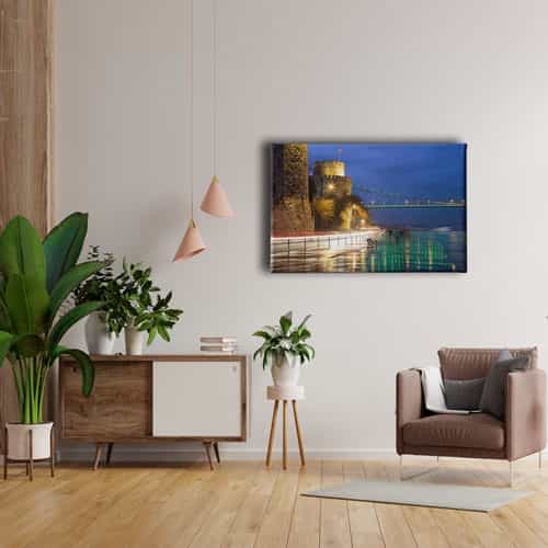 İstanbul Hisar Canvas Tablo