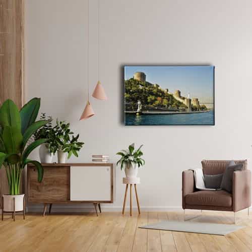 İstanbul Hisar Canvas Tablo