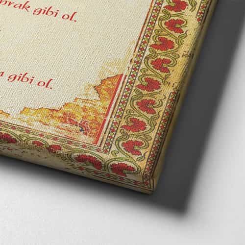 Mevlana'nın 7 Öğüdü Motifli Tablo