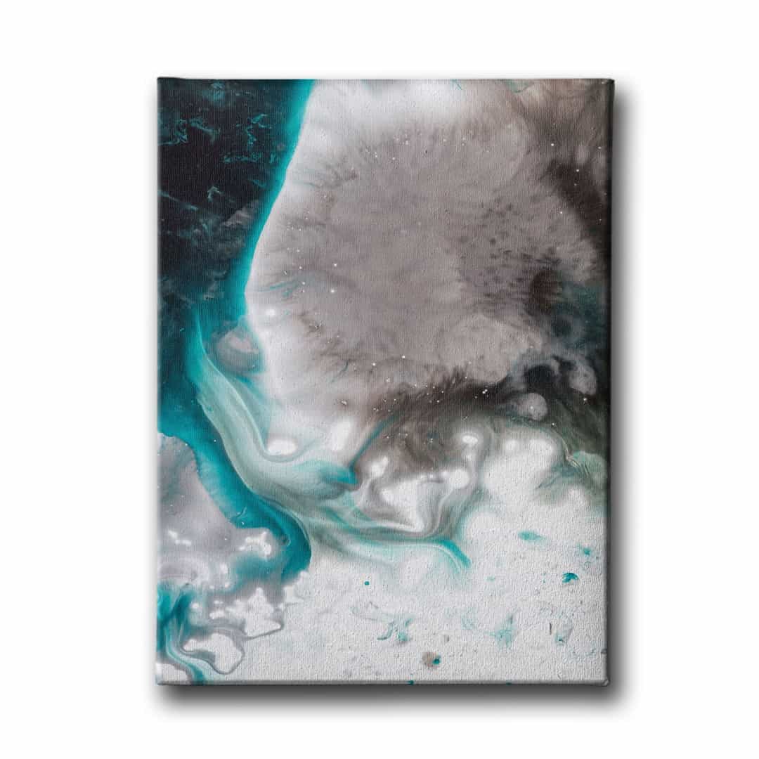 Yeşil Beyaz Canvas Tablo