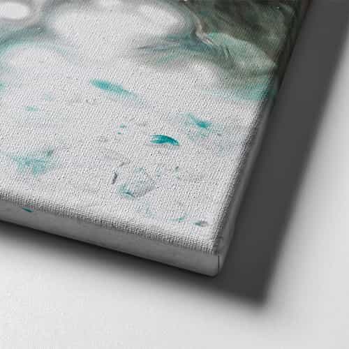 Yeşil Beyaz Canvas Tablo