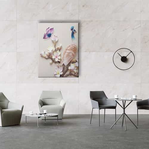 Tavus Kuşu Canvas Tablo