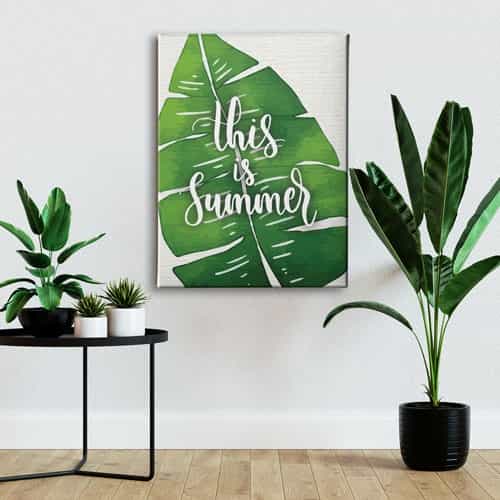 This İs Summer Canvas Tablo