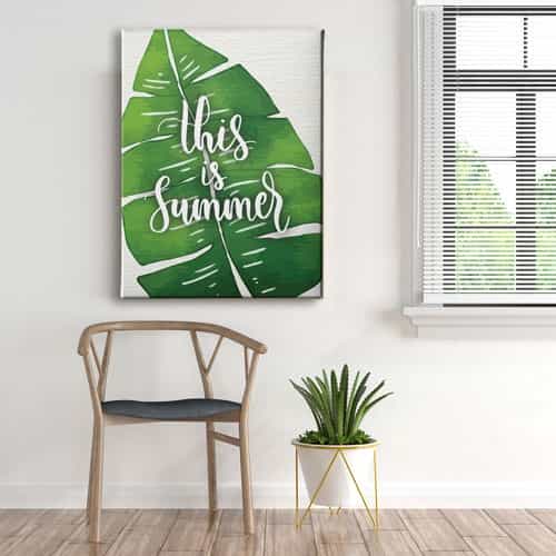 This İs Summer Canvas Tablo