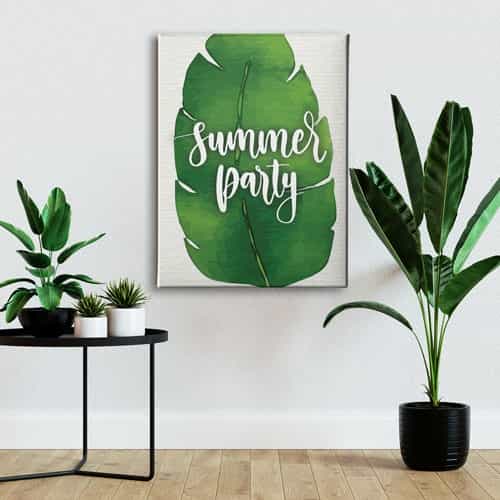 Summer Party Canvas Tablo