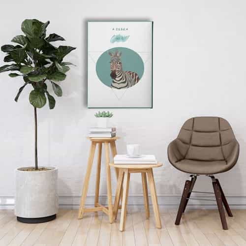 Zebra  Canvas Tablo
