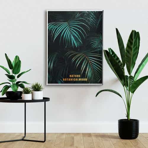 Botanik Canvas Tablo