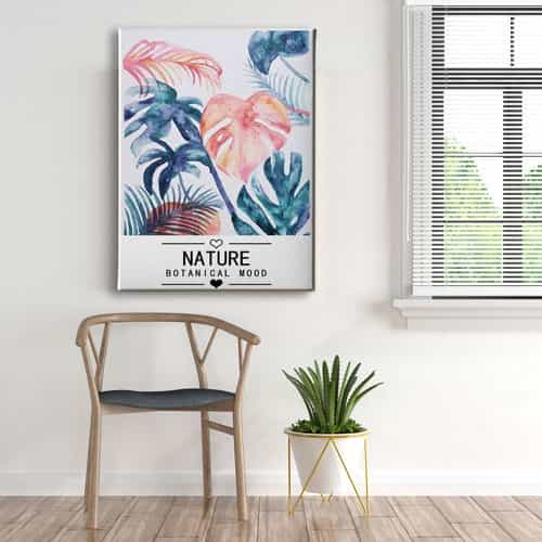 Botanik Canvas Tablo