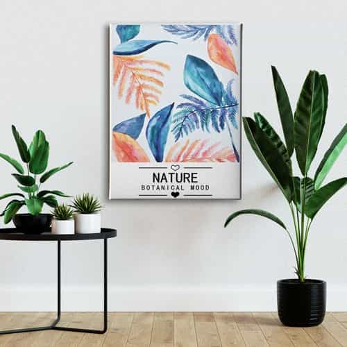 Botanik Canvas Tablo
