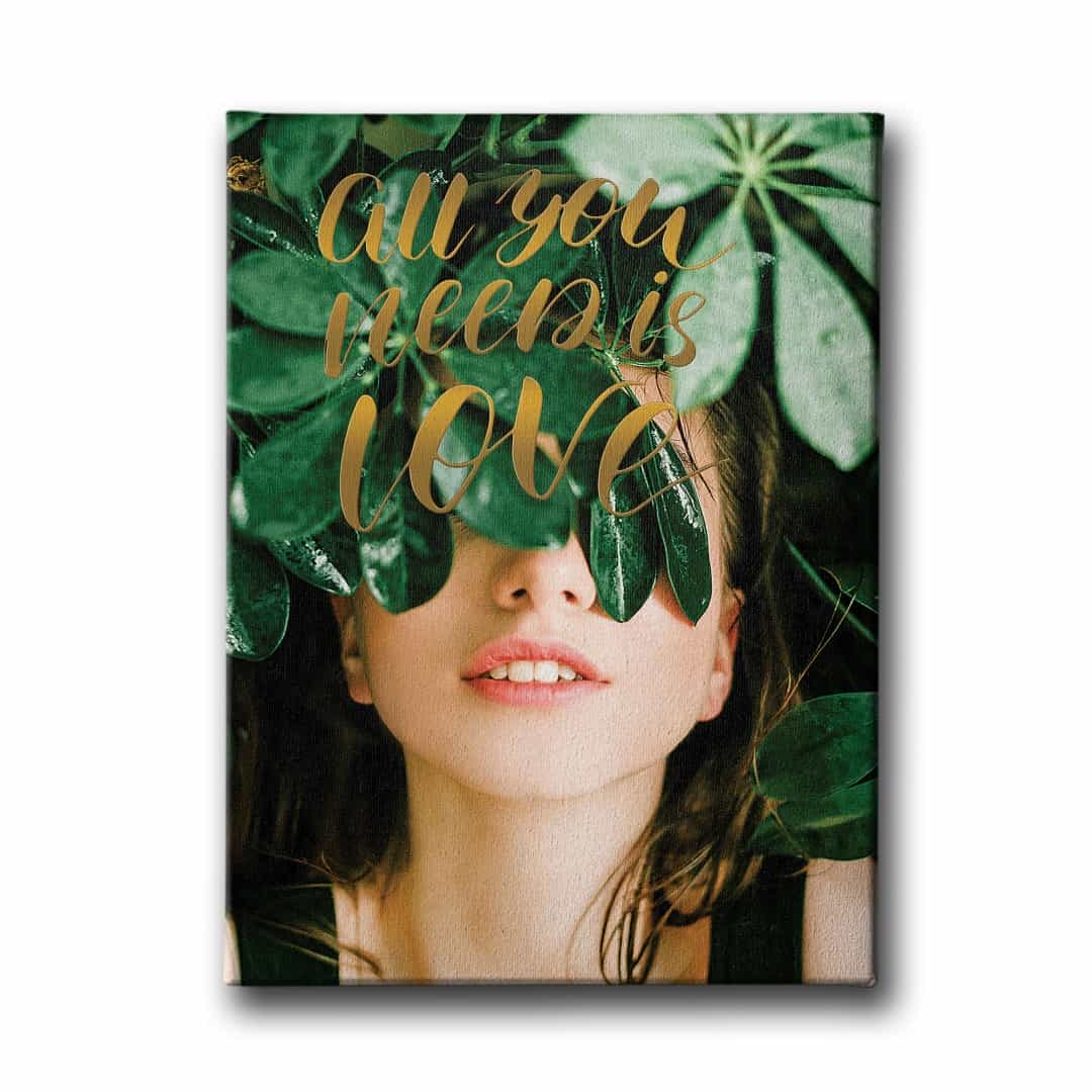 All You Need is Love Canvas Tablo