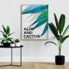 Aloe And Cactüs Canvas Tablo