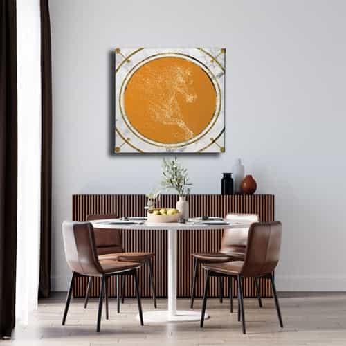 Yaldızlı Canvas Tablo