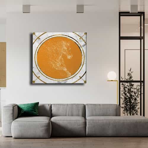 Yaldızlı Canvas Tablo