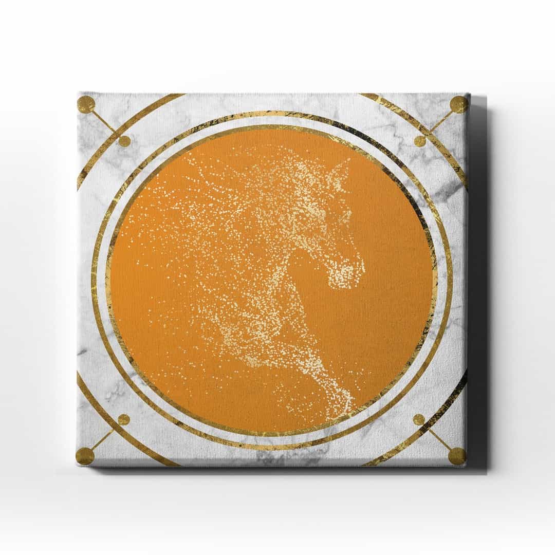 Yaldızlı Canvas Tablo