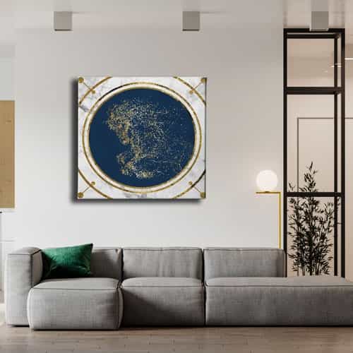 Yaldızlı Canvas Tablo