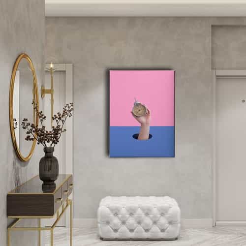 Çalar Saat Canvas Tablo