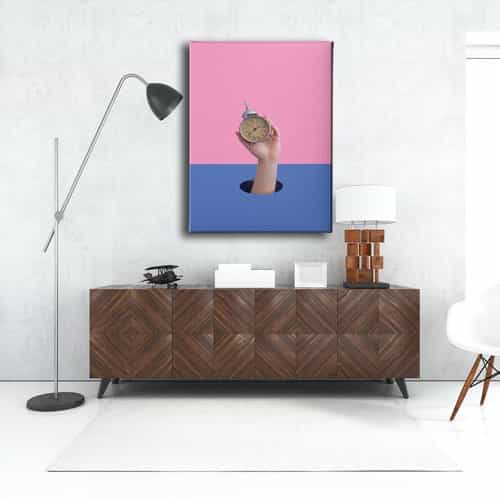 Çalar Saat Canvas Tablo
