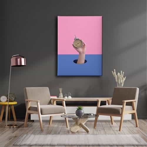 Çalar Saat Canvas Tablo