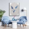 Motifli Laleli Canvas Tablo