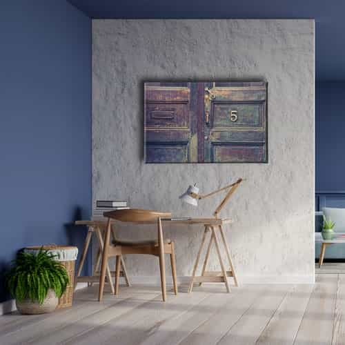 Eskitme Kapı  Canvas Tablo
