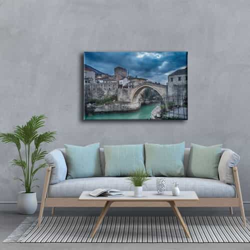 Mostar Köprüsü Kanvas Tablo