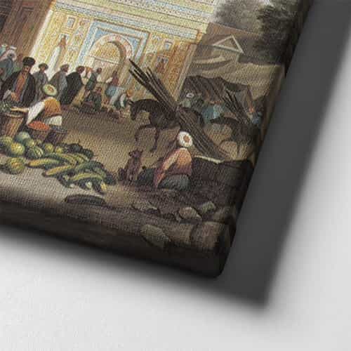 Osmanlı Pazarı  Kanvas Tablo