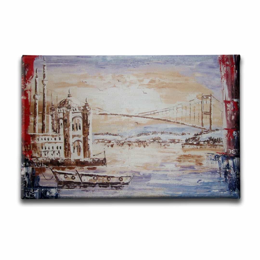 Ortaköy Yağlı Boya Kanvas Tablo