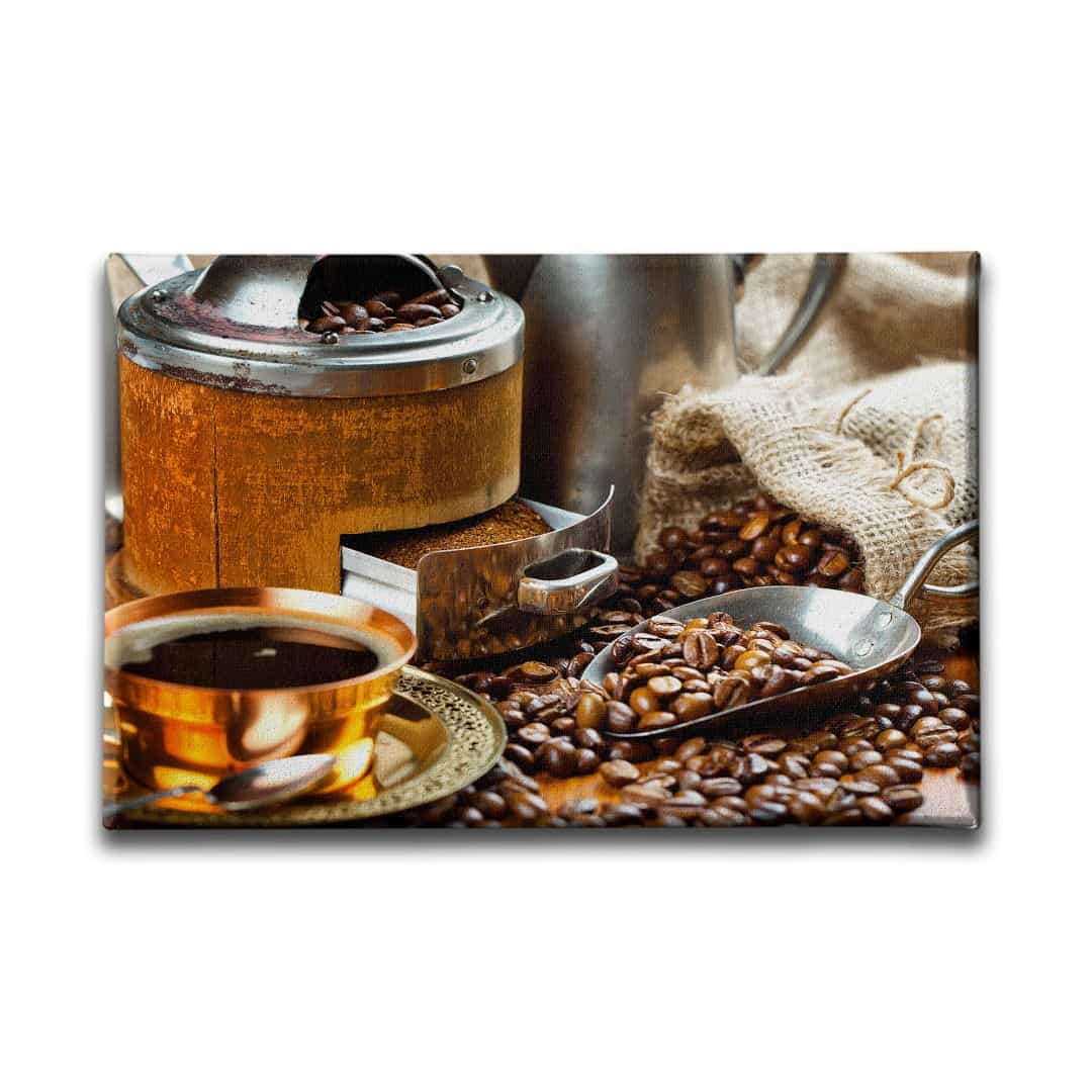 Kahve Öğütücü Kanvas Tablo